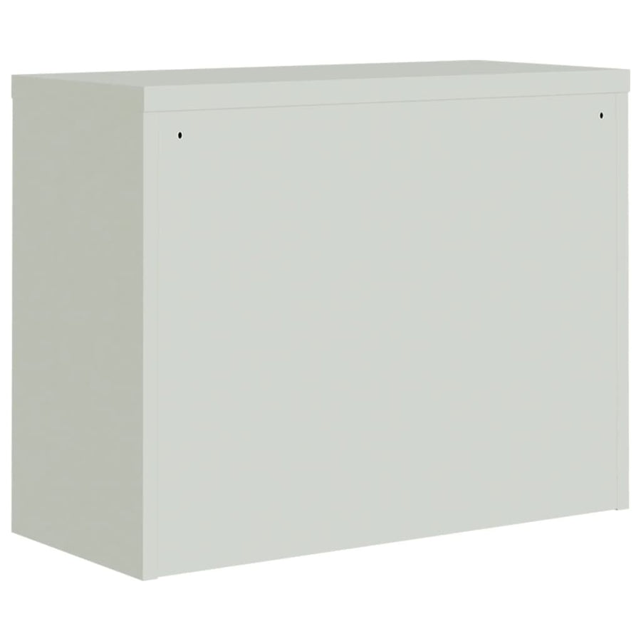 Archiefkast 90X40X110 Cm Staal Lichtgrijs