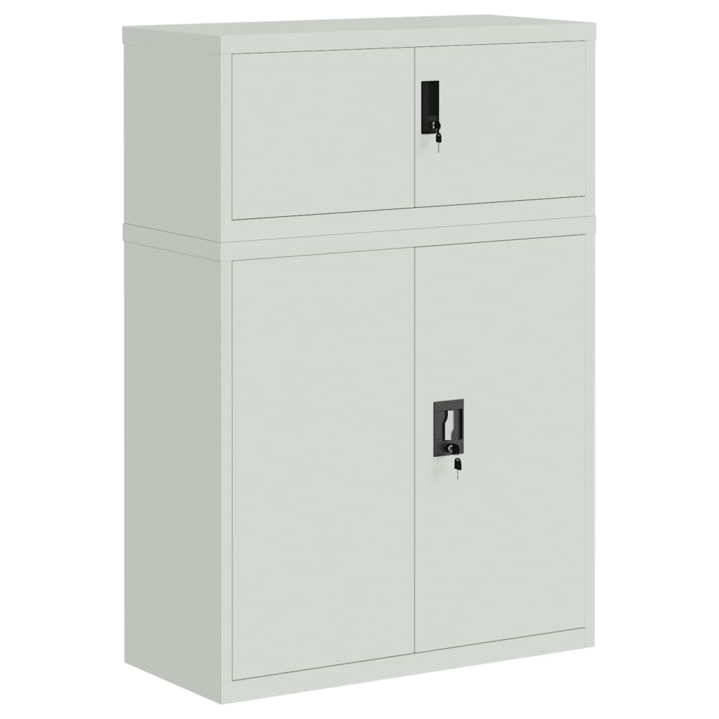 Archiefkast 90X40X130 Cm Staal Lichtgrijs 90 x 40 x 130 cm