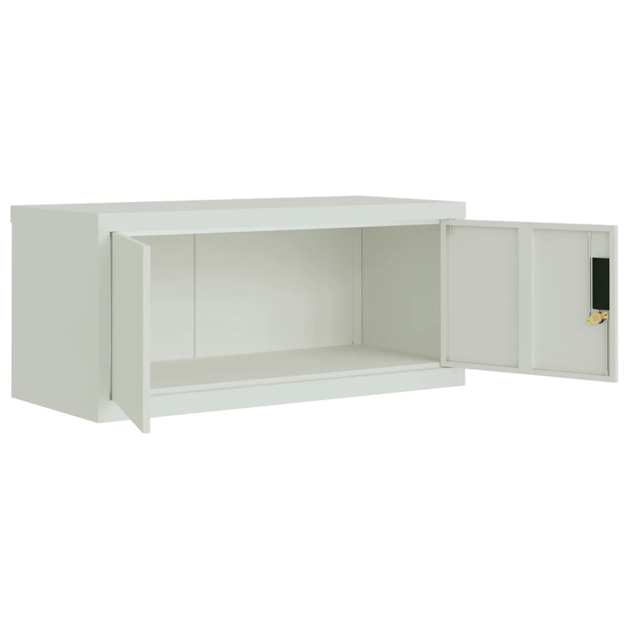 Archiefkast 90X40X130 Cm Staal Lichtgrijs 90 x 40 x 130 cm
