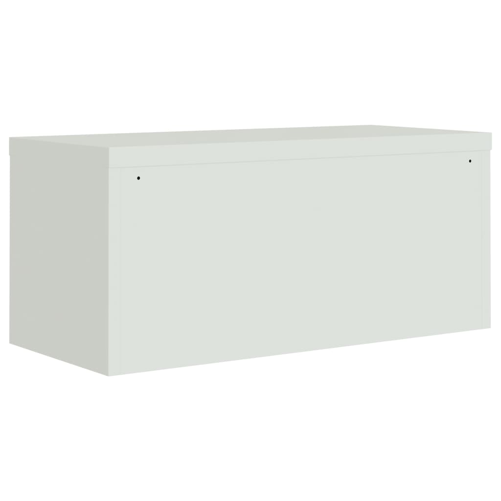 Archiefkast 90X40X130 Cm Staal Lichtgrijs 90 x 40 x 130 cm