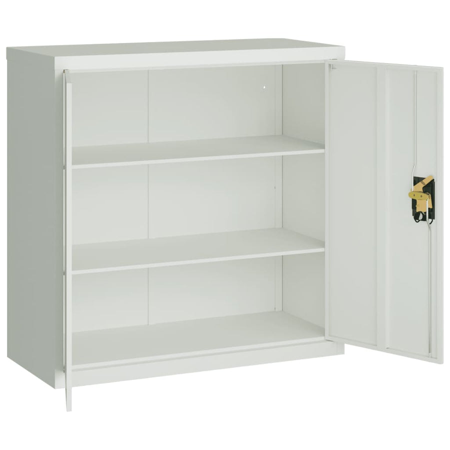 Archiefkast 90X40X130 Cm Staal Lichtgrijs 90 x 40 x 130 cm