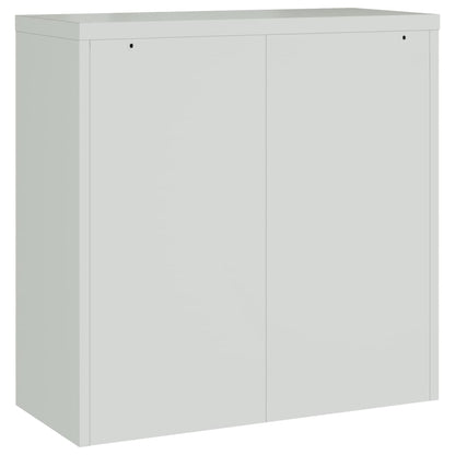 Archiefkast 90X40X130 Cm Staal Lichtgrijs 90 x 40 x 130 cm