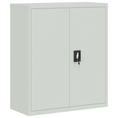 Archiefkast 90X40X145 Cm Staal Lichtgrijs