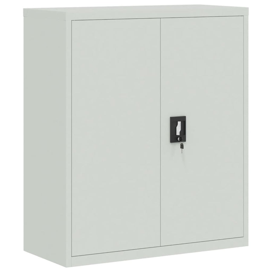 Archiefkast 90X40X145 Cm Staal Lichtgrijs