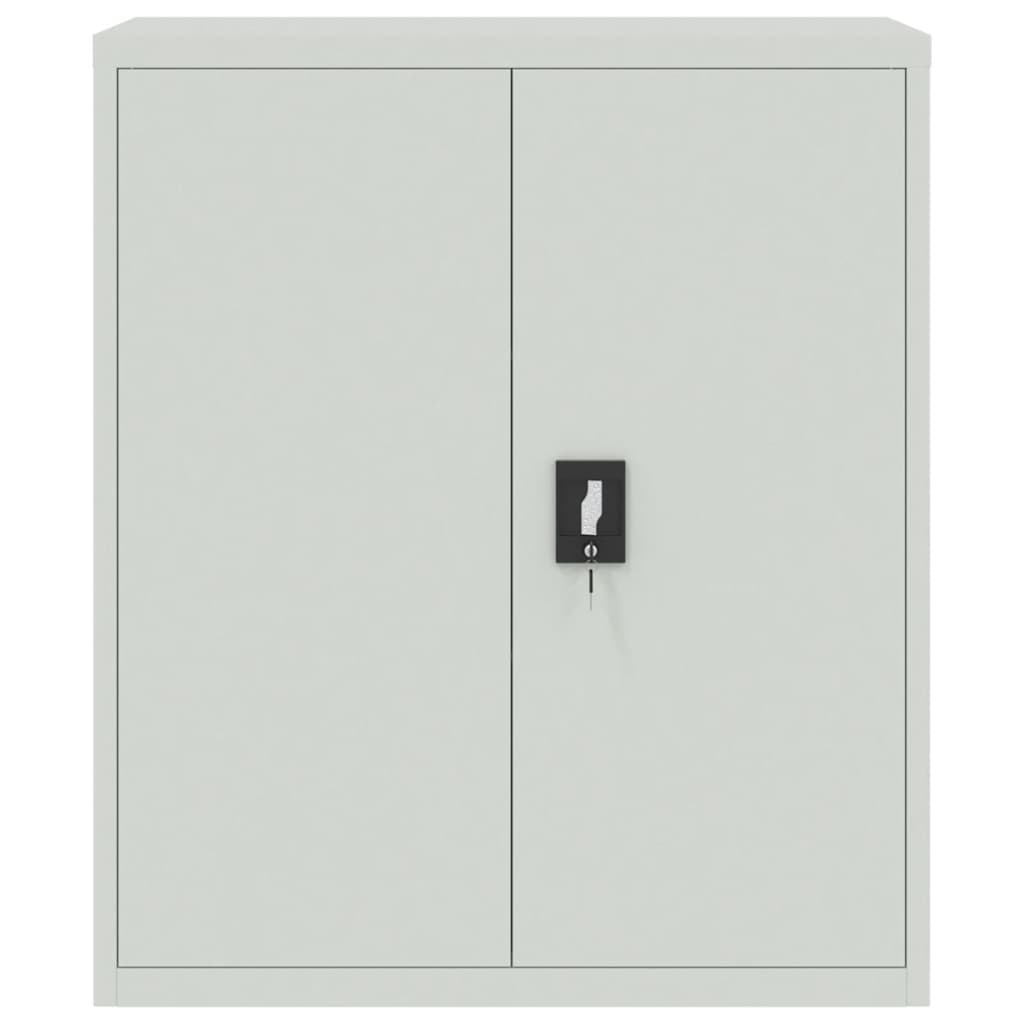 Archiefkast 90X40X145 Cm Staal Lichtgrijs