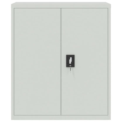Archiefkast 90X40X145 Cm Staal Lichtgrijs