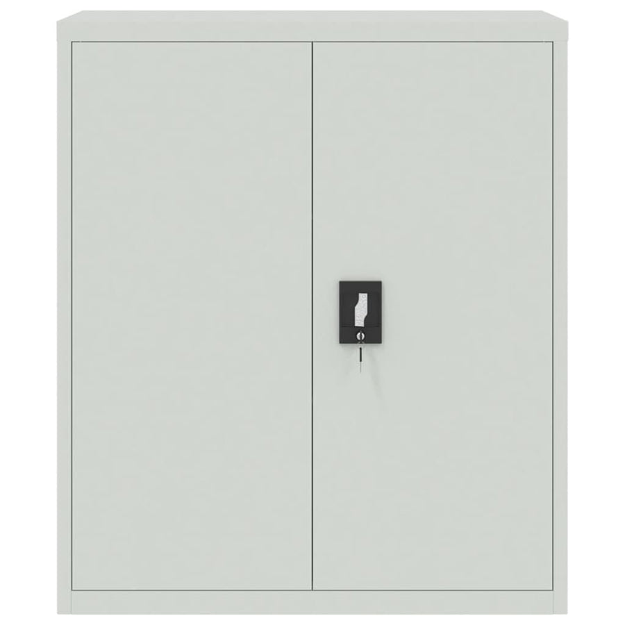 Archiefkast 90X40X145 Cm Staal Lichtgrijs