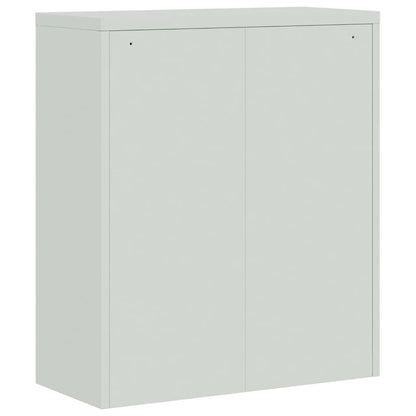Archiefkast 90X40X145 Cm Staal Lichtgrijs