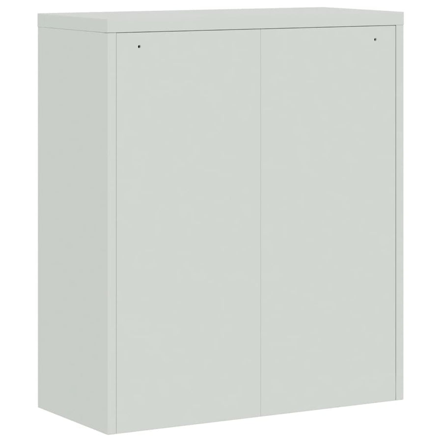Archiefkast 90X40X145 Cm Staal Lichtgrijs