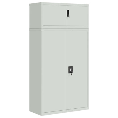 Archiefkast 90X40X180 Cm Staal Lichtgrijs 90 x 40 x 180 cm