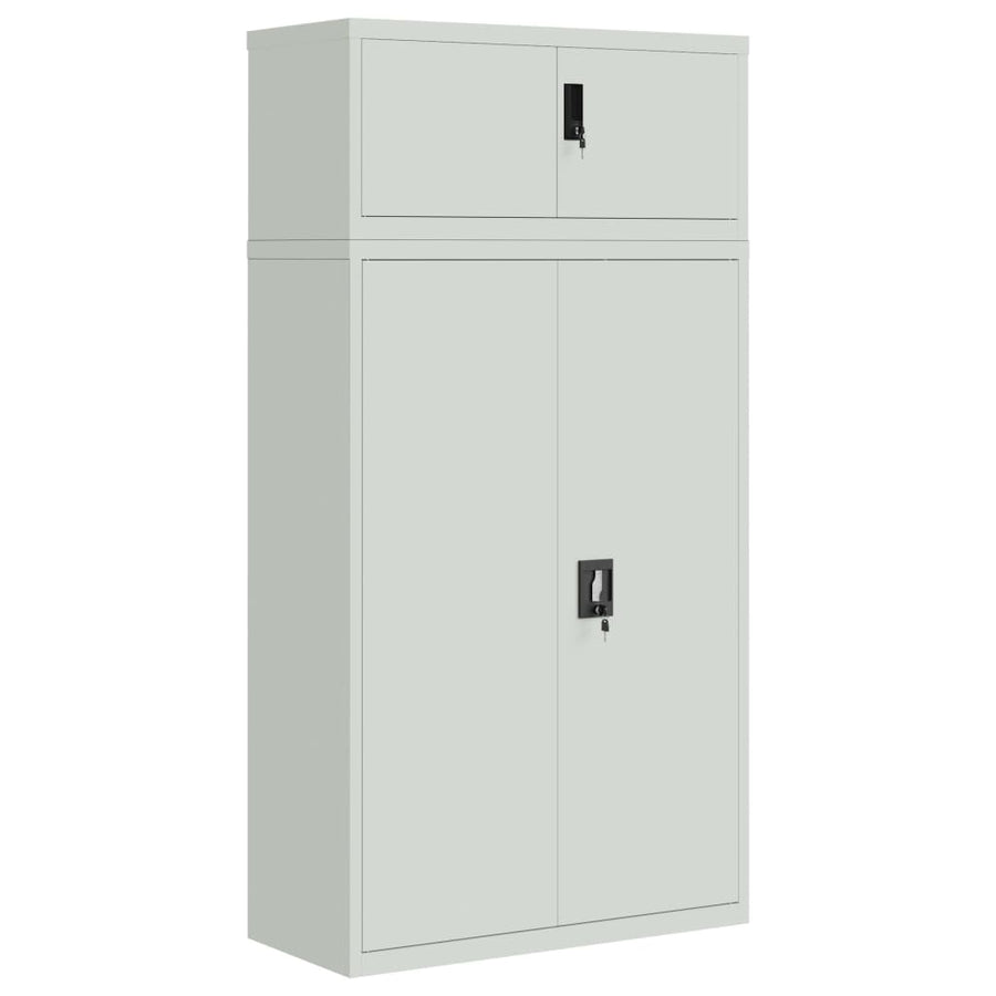 Archiefkast 90X40X180 Cm Staal Lichtgrijs 90 x 40 x 180 cm