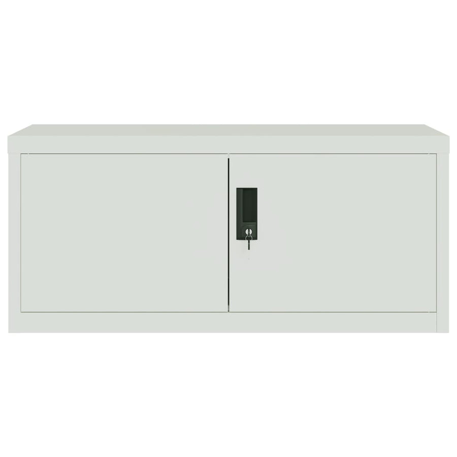 Archiefkast 90X40X180 Cm Staal Lichtgrijs 90 x 40 x 180 cm