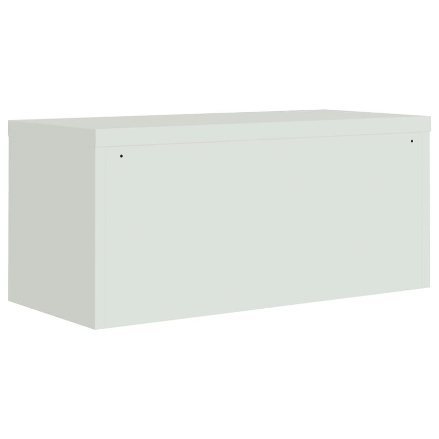 Archiefkast 90X40X180 Cm Staal Lichtgrijs 90 x 40 x 180 cm