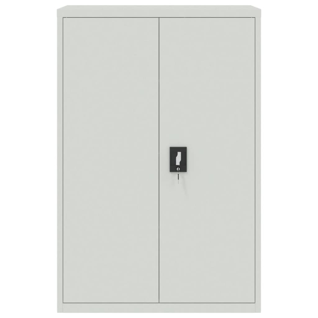 Archiefkast 90X40X180 Cm Staal Lichtgrijs 90 x 40 x 180 cm