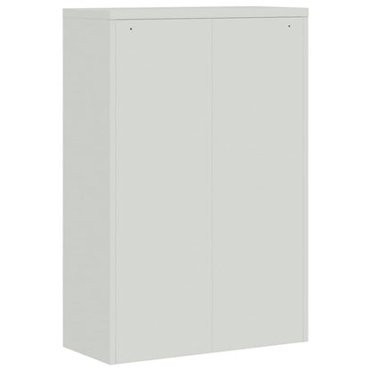 Archiefkast 90X40X180 Cm Staal Lichtgrijs 90 x 40 x 180 cm