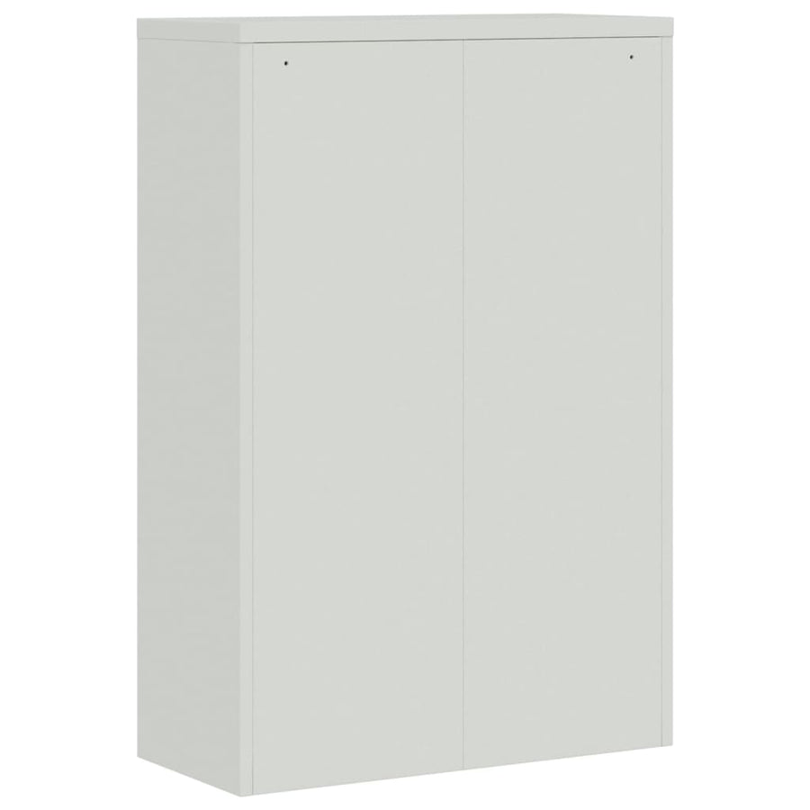 Archiefkast 90X40X180 Cm Staal Lichtgrijs 90 x 40 x 180 cm