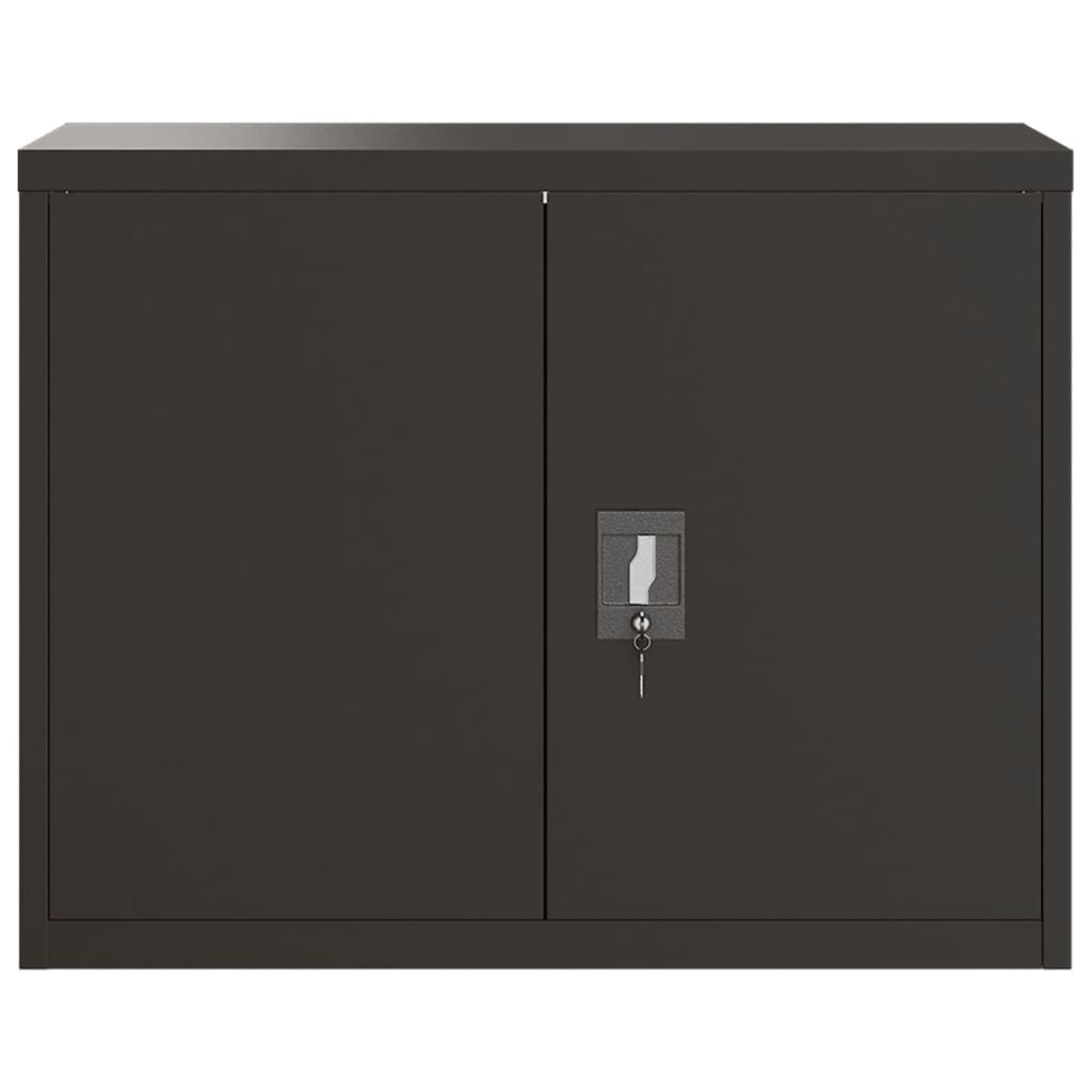 Archiefkast Staal 90 x 40 x 110 cm Zwart