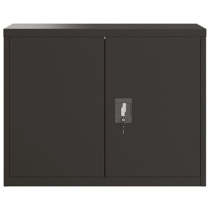 Archiefkast Staal 90 x 40 x 110 cm Zwart
