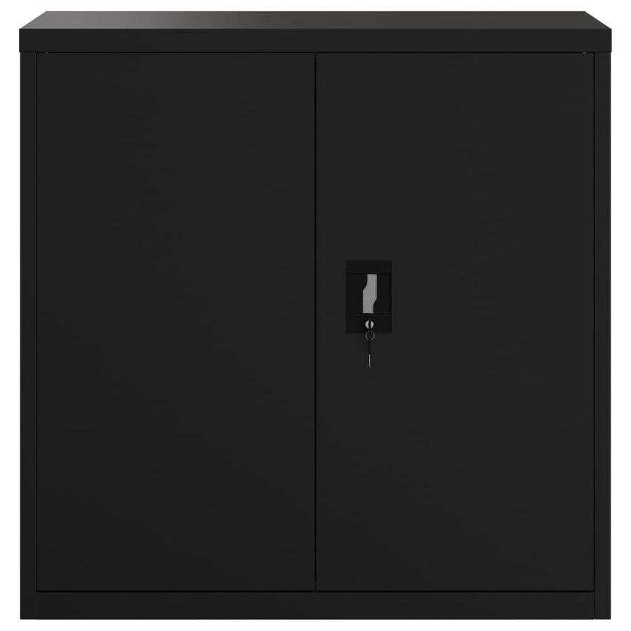 Archiefkast Staal 90 x 40 x 130 cm Zwart