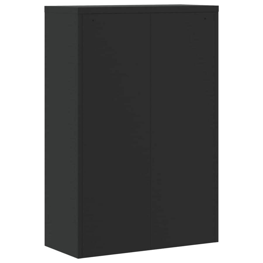 Archiefkast Staal 90 x 40 x 180 cm Zwart