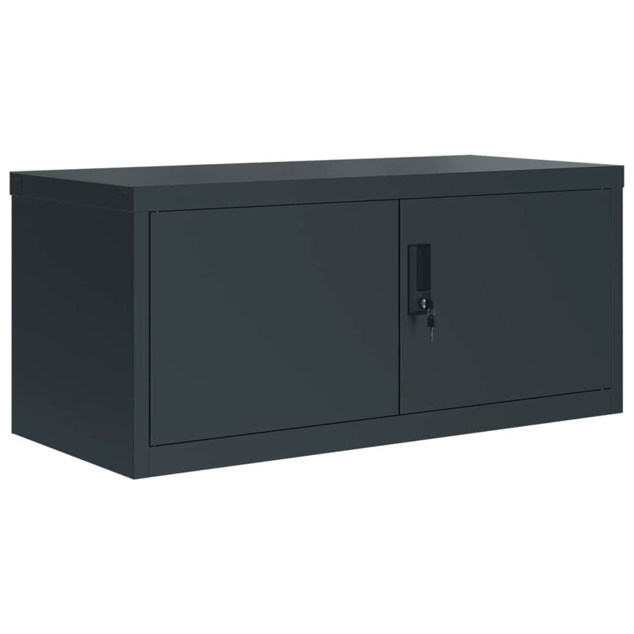 Archiefkast 90X40X110 Cm Staal Antracietkleurig