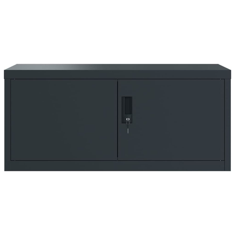 Archiefkast 90X40X110 Cm Staal Antracietkleurig