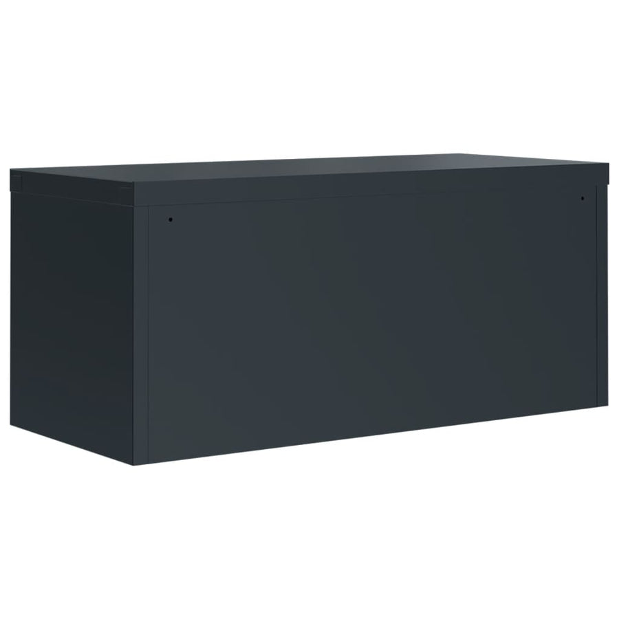 Archiefkast 90X40X110 Cm Staal Antracietkleurig