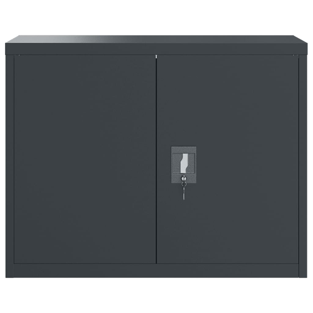Archiefkast 90X40X110 Cm Staal Antracietkleurig