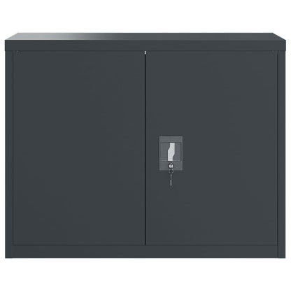 Archiefkast 90X40X110 Cm Staal Antracietkleurig