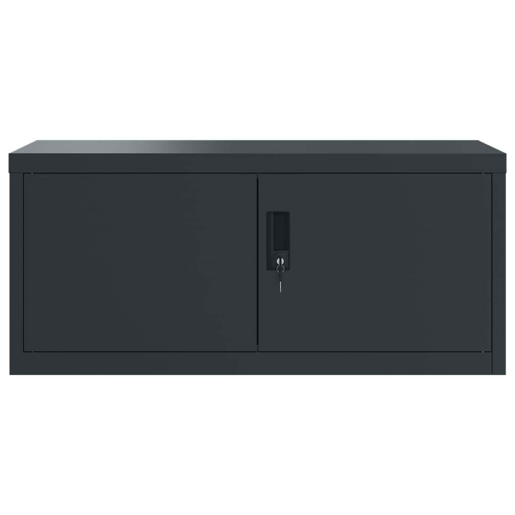 Archiefkast 90X40X130 Cm Staal Antracietkleurig