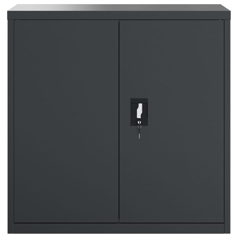 Archiefkast 90X40X130 Cm Staal Antracietkleurig