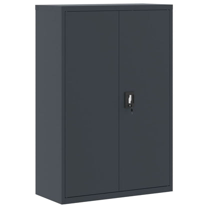 Archiefkast 90x40x180 cm staal antracietkleurig