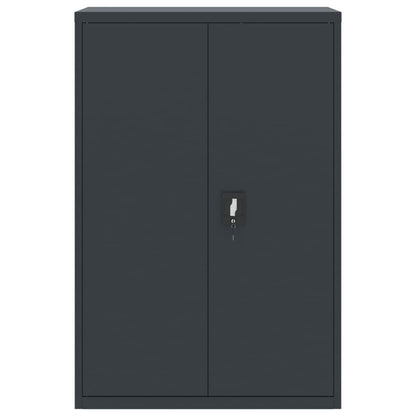 Archiefkast 90x40x180 cm staal antracietkleurig