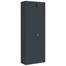 Archiefkast 90X40X240 Cm Staal Antracietkleurig