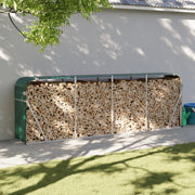 Houthouder 300x45x100 cm groen gegalvaniseerd staal