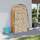 Haardhoutopslag 120x45x210 cm gegalvaniseerd staal