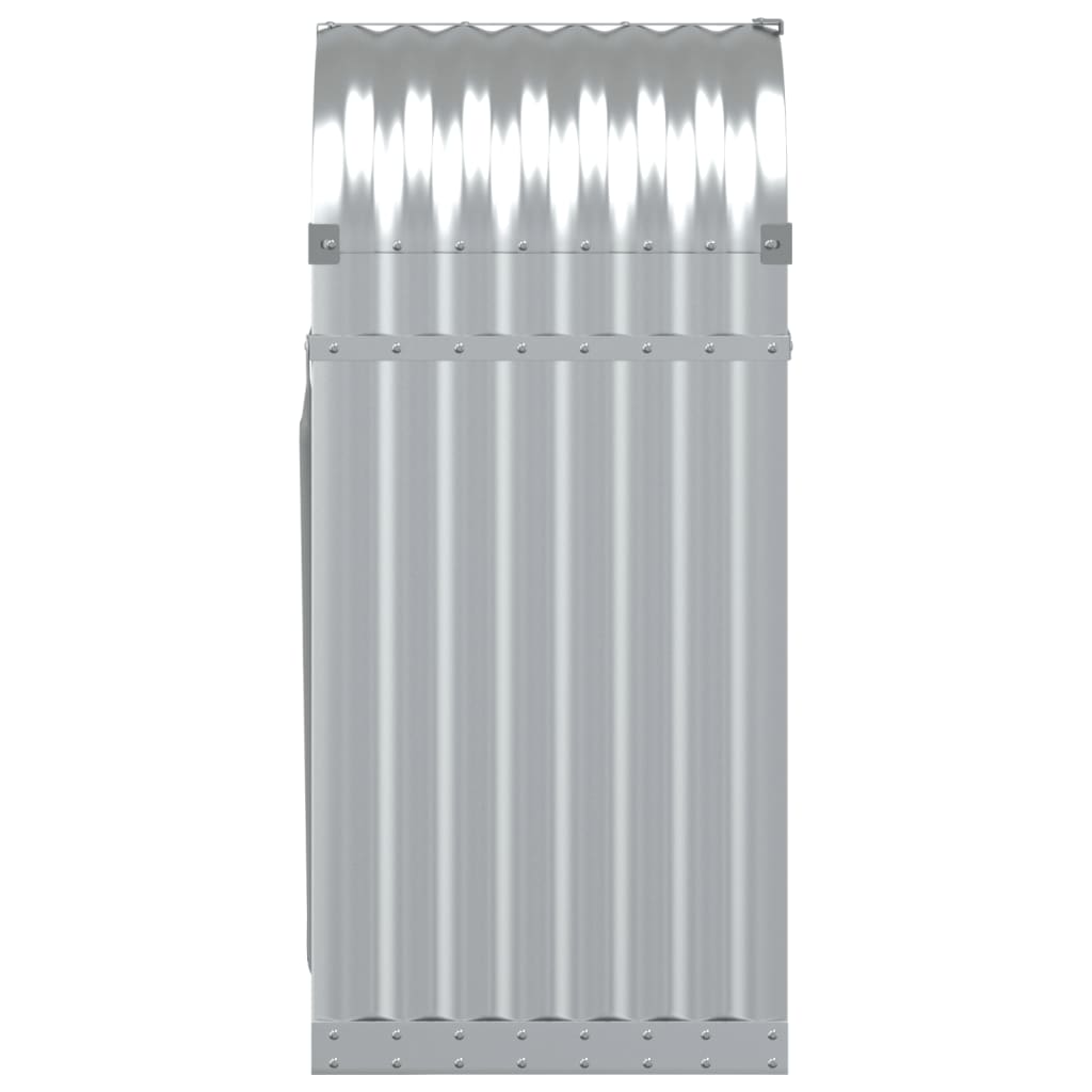 Haardhoutopslag Gegalvaniseerd Staal Kleurig 40 x 45 x 100 cm Zilver