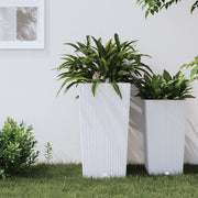 Plantenbak met uitneembare bak wit