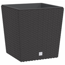 Plantenbak Met Uitneembare Bak Rattan-Look 21/32 L Pp Bruin
