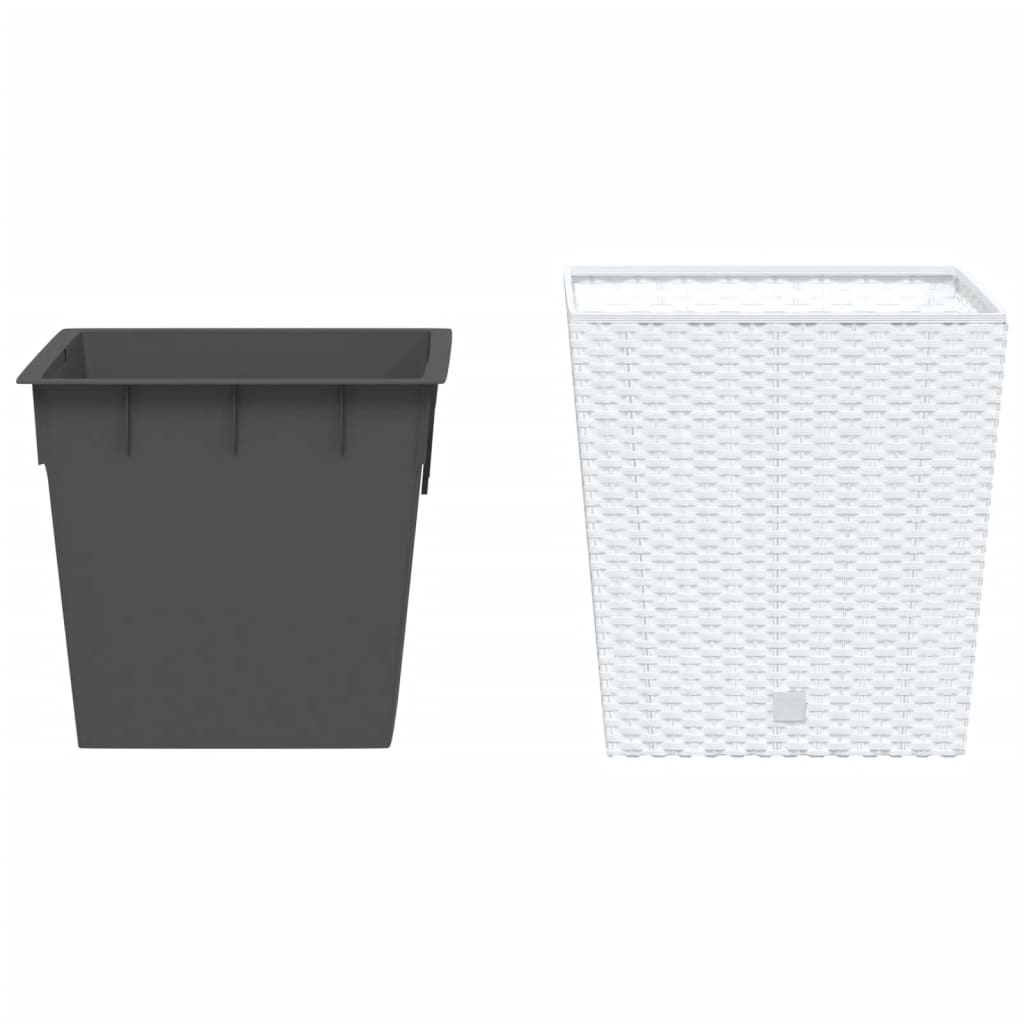 Plantenbak Met Uitneembare Bak Rattan-Look 21/ Pp 32 l