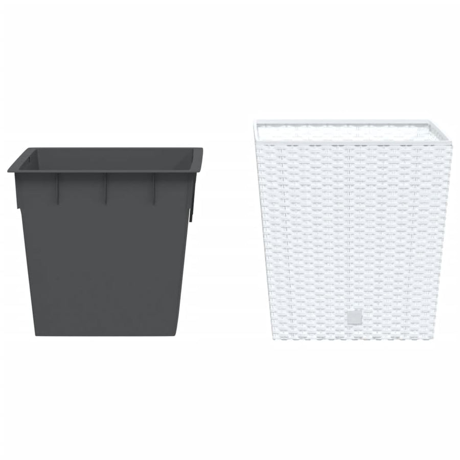 Plantenbak Met Uitneembare Bak Rattan-Look 21/ Pp 32 l