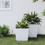 Plantenbak 32L wit rattan-look