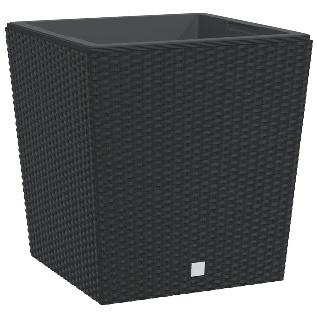 Plantenbak Met Uitneembare Bak Rattan-Look 37/ Pp 64 l