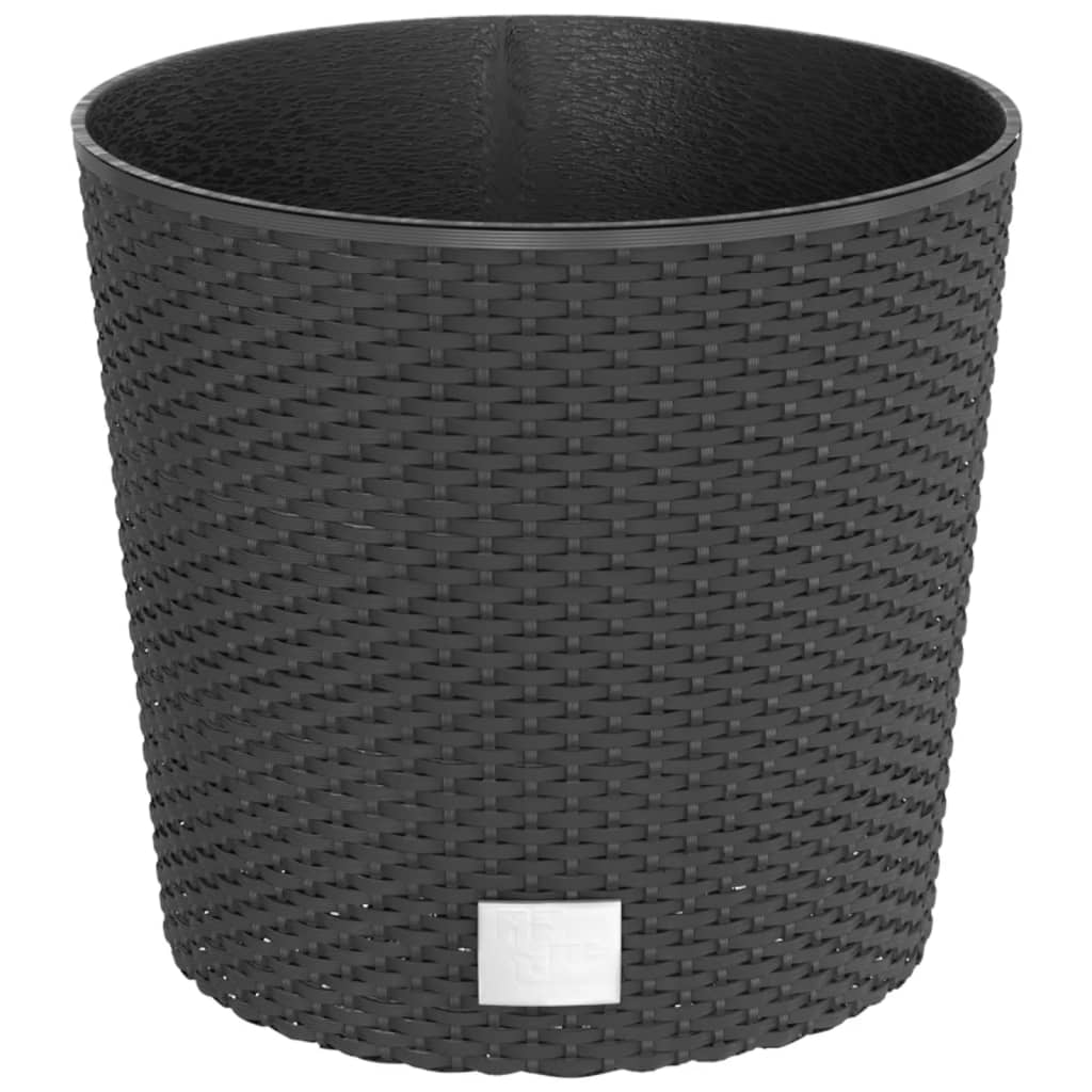 Plantenbak Uitneembare Bak Rattan-Look 15/15,3 L Pp Antraciet
