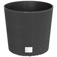 Plantenbak Uitneembare Bak Rattan-Look 15/15,3 L Pp Antraciet