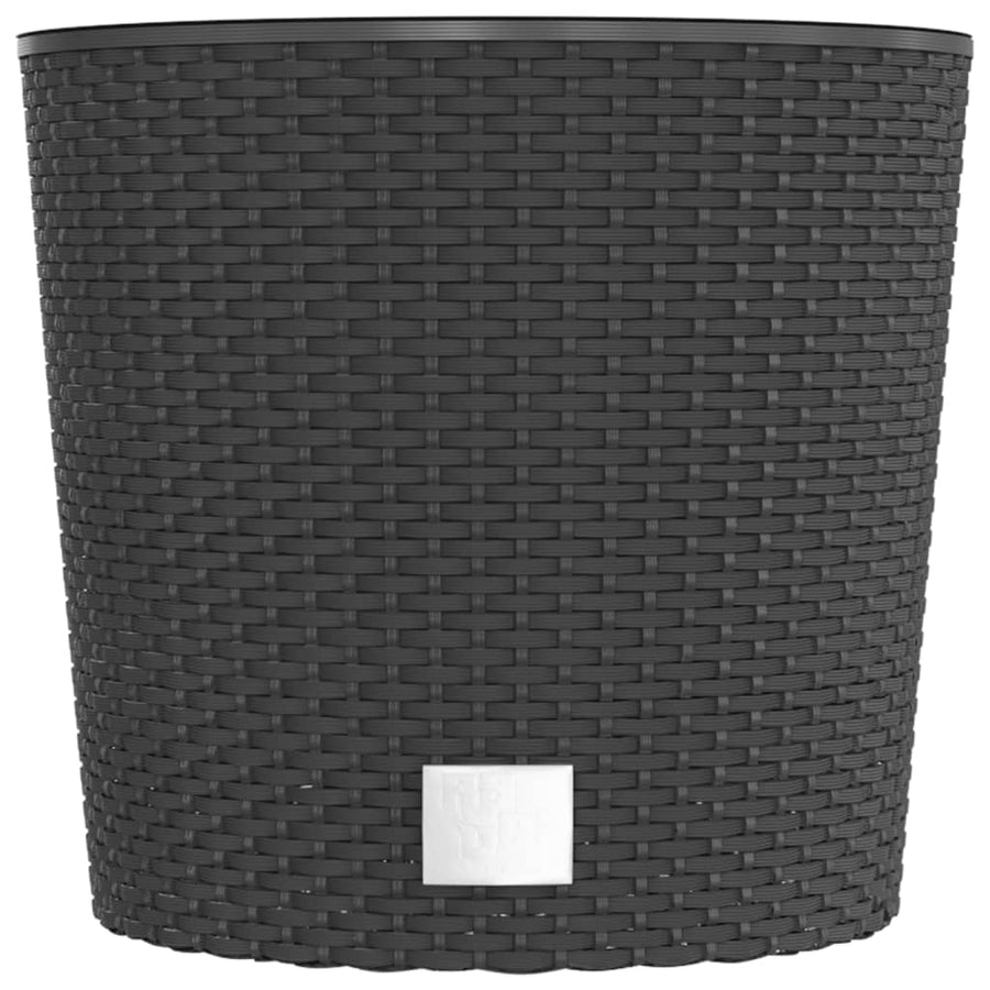 Plantenbak Uitneembare Bak Rattan-Look 15/15,3 L Pp Antraciet