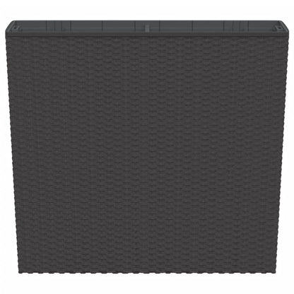 Plantenbak Met Uitneembare Bak Rattan-Look 12/44 L Pp Bruin