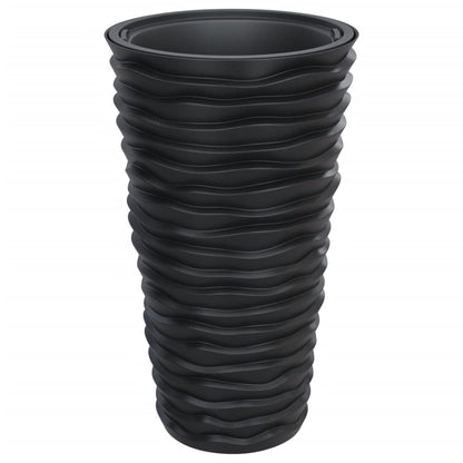 Plantenbak Met Uitneembare Bak Geribbeld 8/ Pp 22 l
