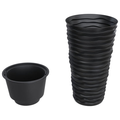 Plantenbak Met Uitneembare Bak Geribbeld 8/ Pp 22 l