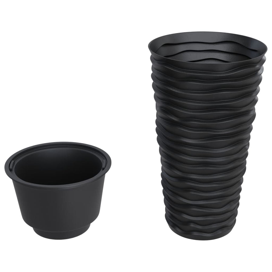Plantenbak Met Uitneembare Bak Geribbeld 8/ Pp 22 l